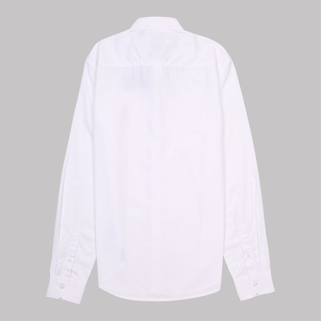 Armani Exchange Classic White Button-Up Shirt with Logo