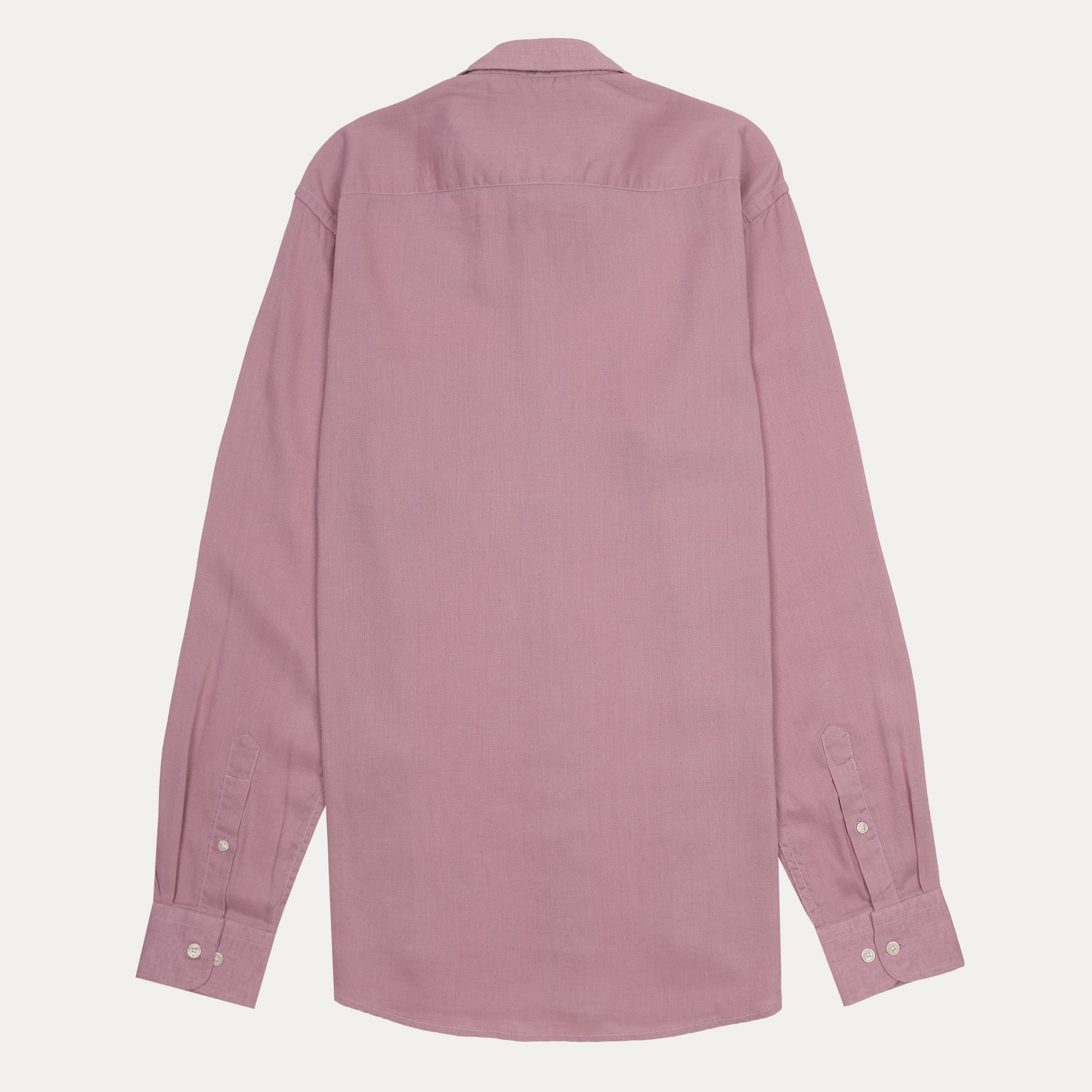 TOMMY HILFIGER Elegant Mauve Button-Up Linen Shirt