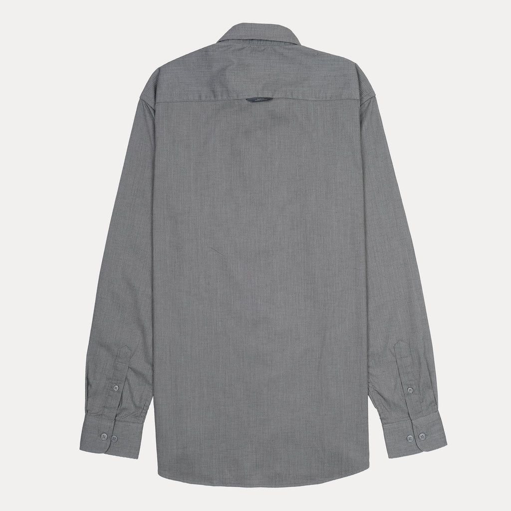 Armani Exchange Sophisticated Slate Button-Up Shirt