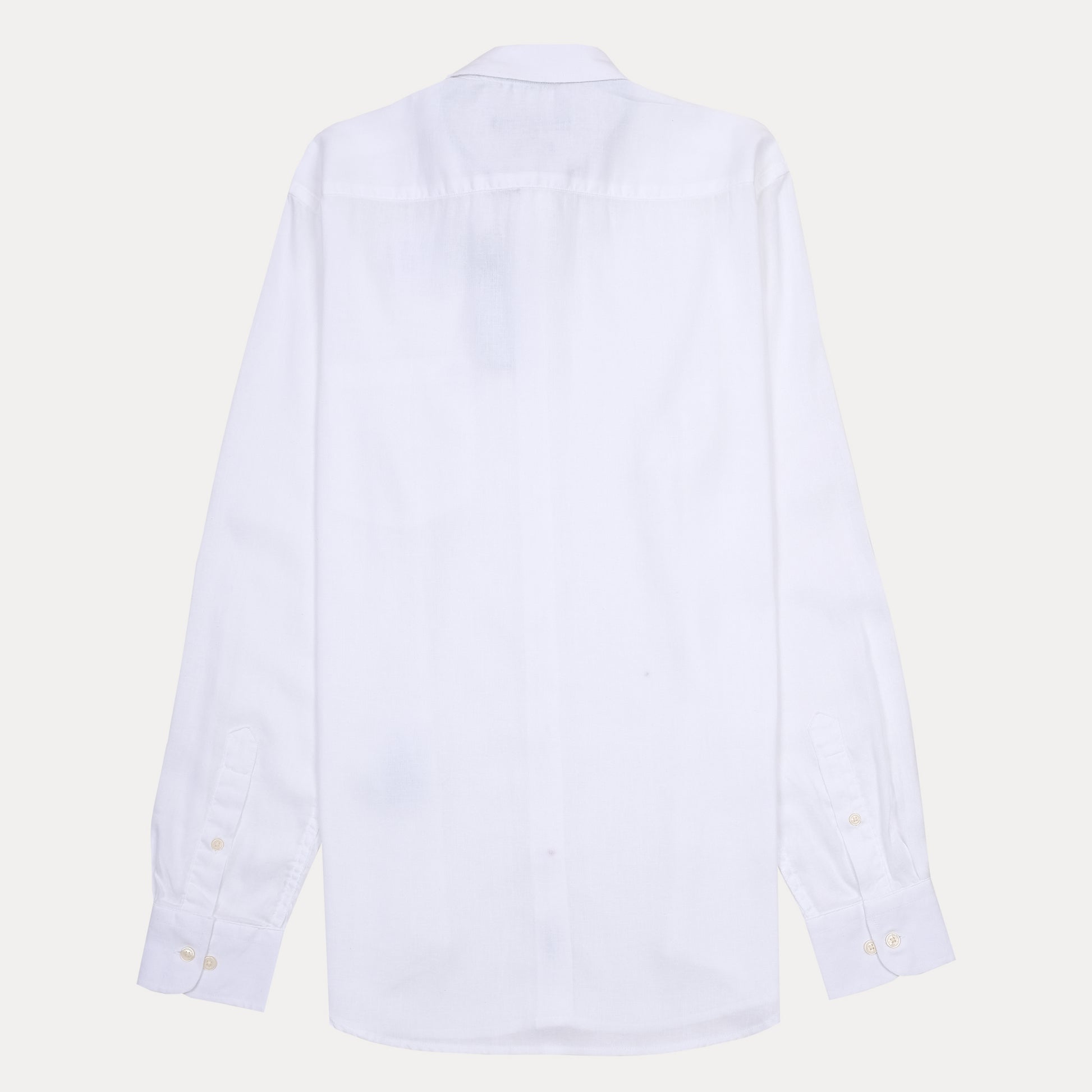 Tommy Hilfiger Crisp Cotton Button-Up Linen Shirt in Pure Snow