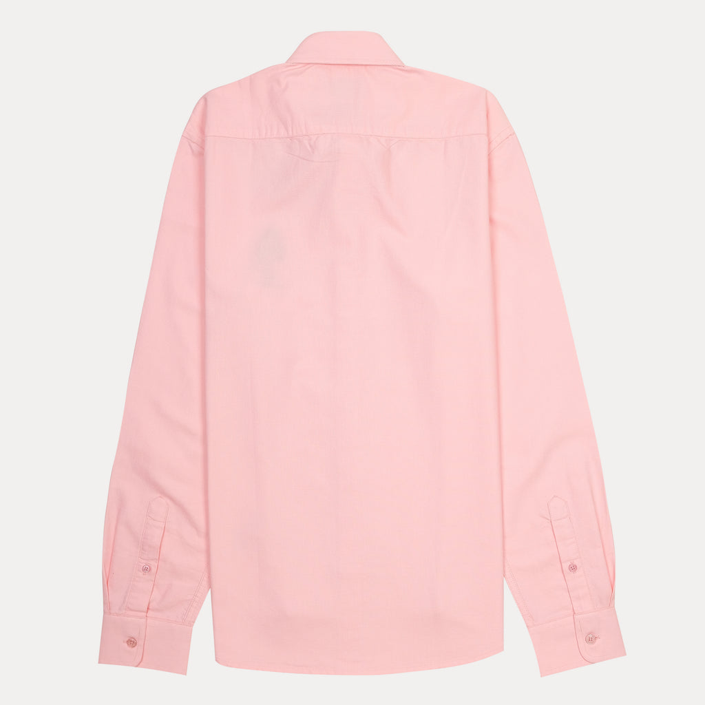 HACKETT Charming Coral Slim Fit Shirt with Playful Embroidery