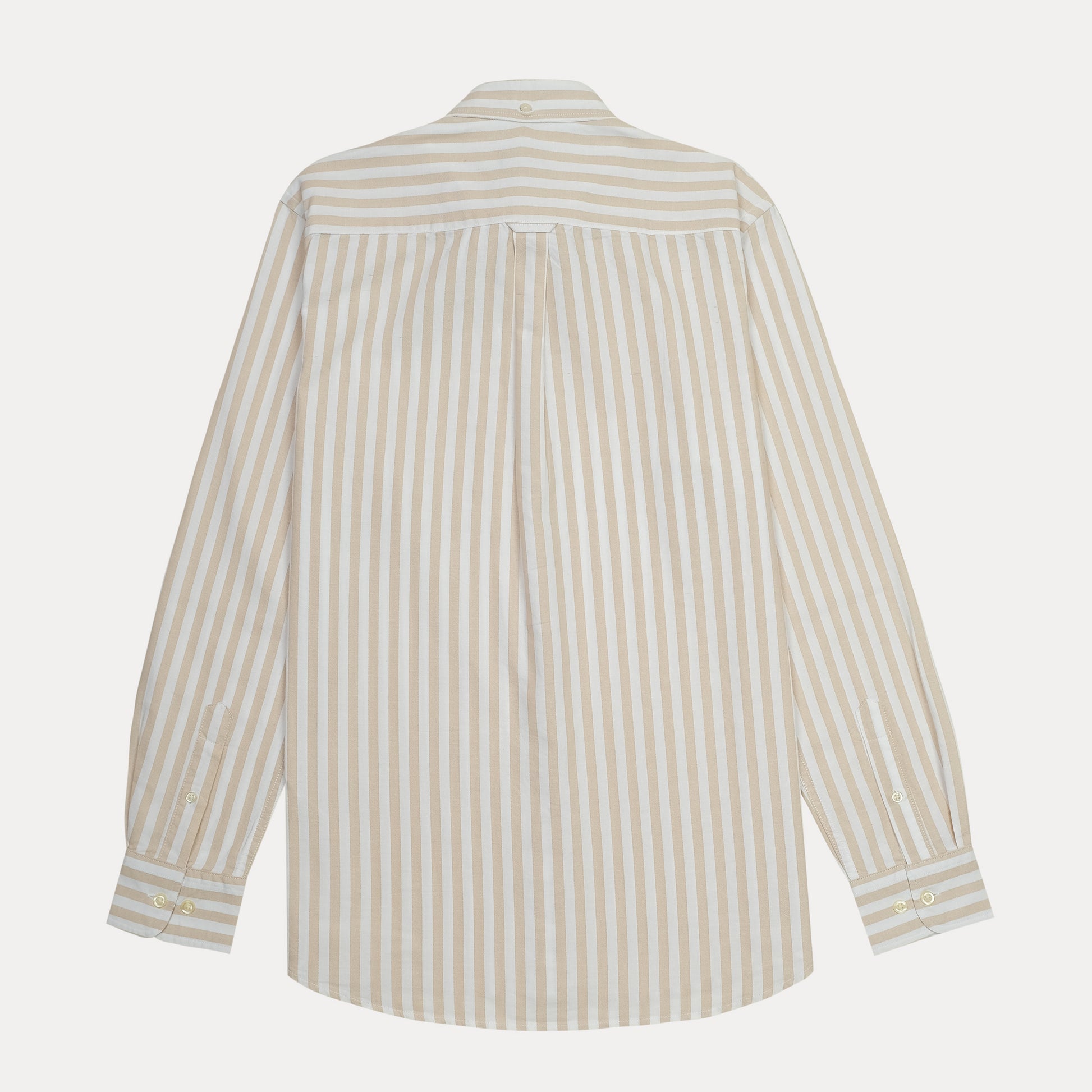 GANT Tech Prep Striped Shirt in Creamy Sand