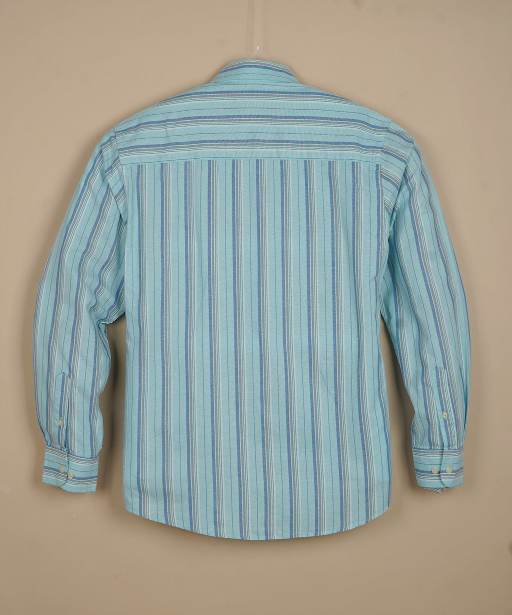 HACKETT LONDON Radiant Lapis Aurora Tailored Fit Long Sleeve Shirt