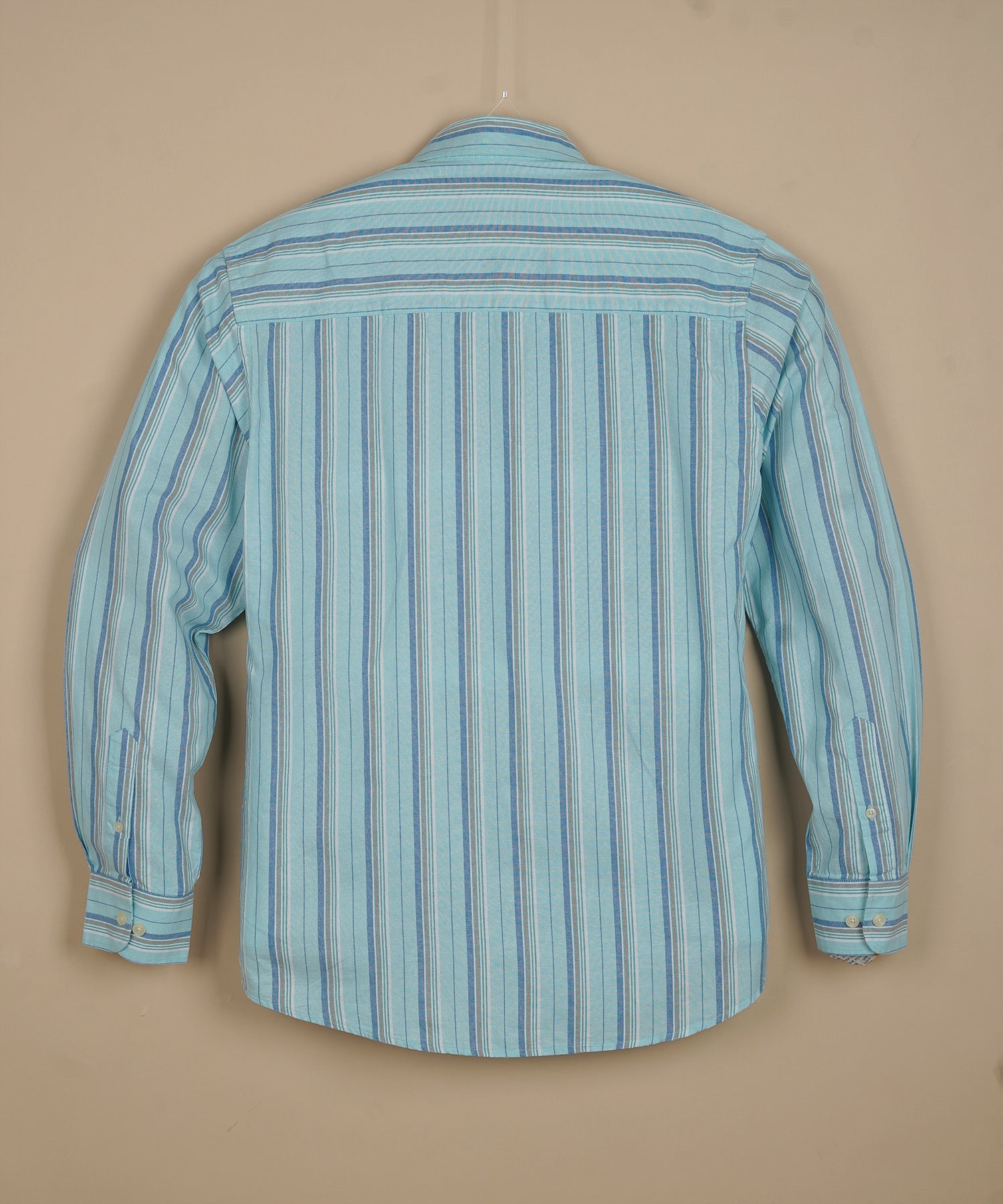 HACKETT LONDON Radiant Lapis Aurora Tailored Fit Long Sleeve Shirt