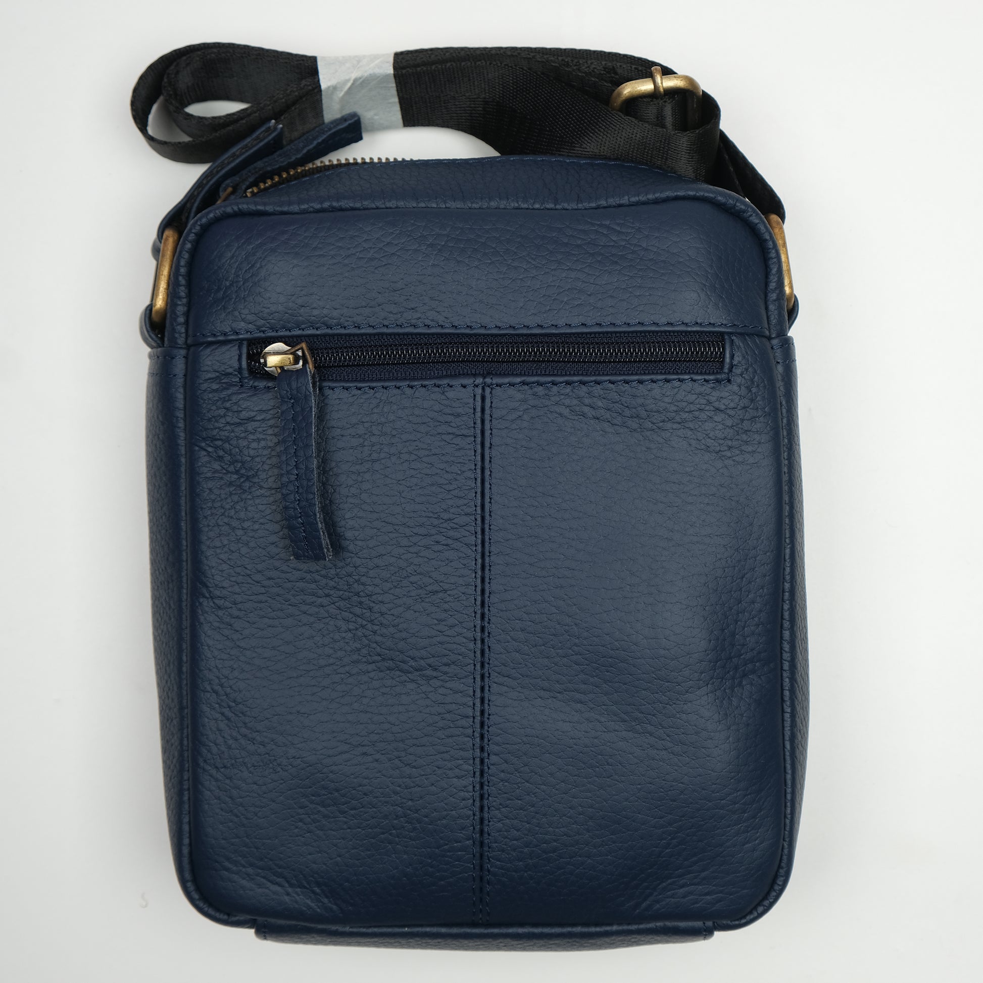 Calvin Klein Luxurious Midnight Blue Leather Crossbody Bag