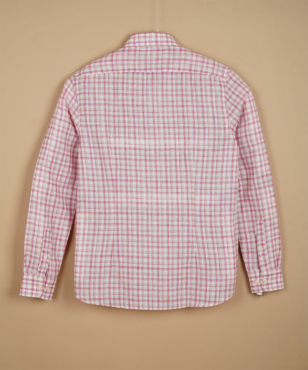 HACKETT Aurelian Mist Tailored Fit Long Sleeve Linen Shirt