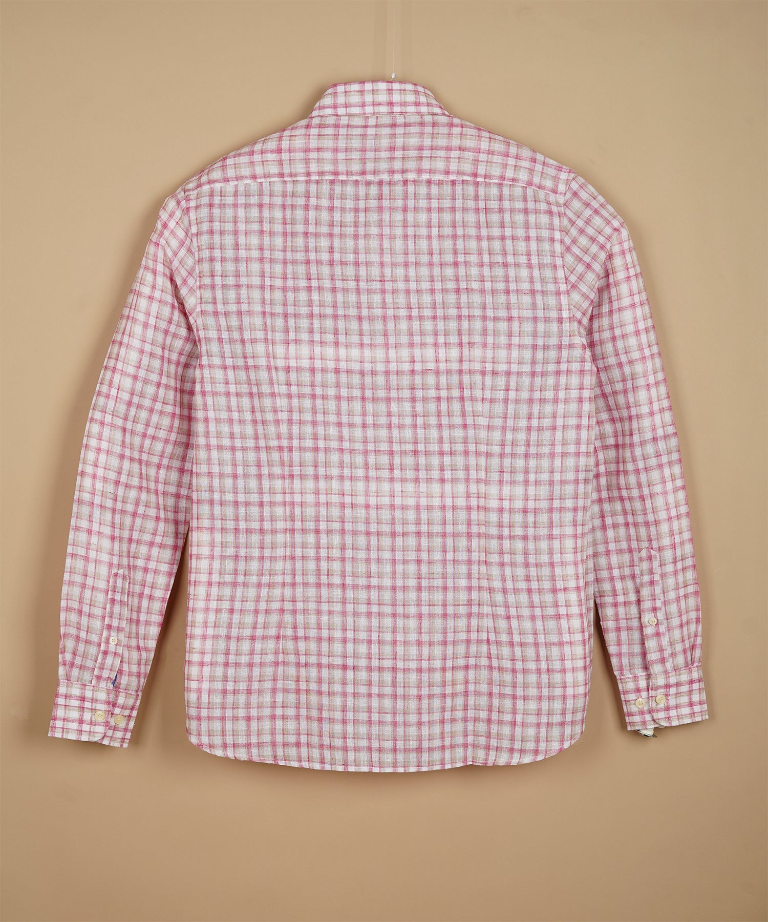 HACKETT Aurelian Mist Tailored Fit Long Sleeve Linen Shirt