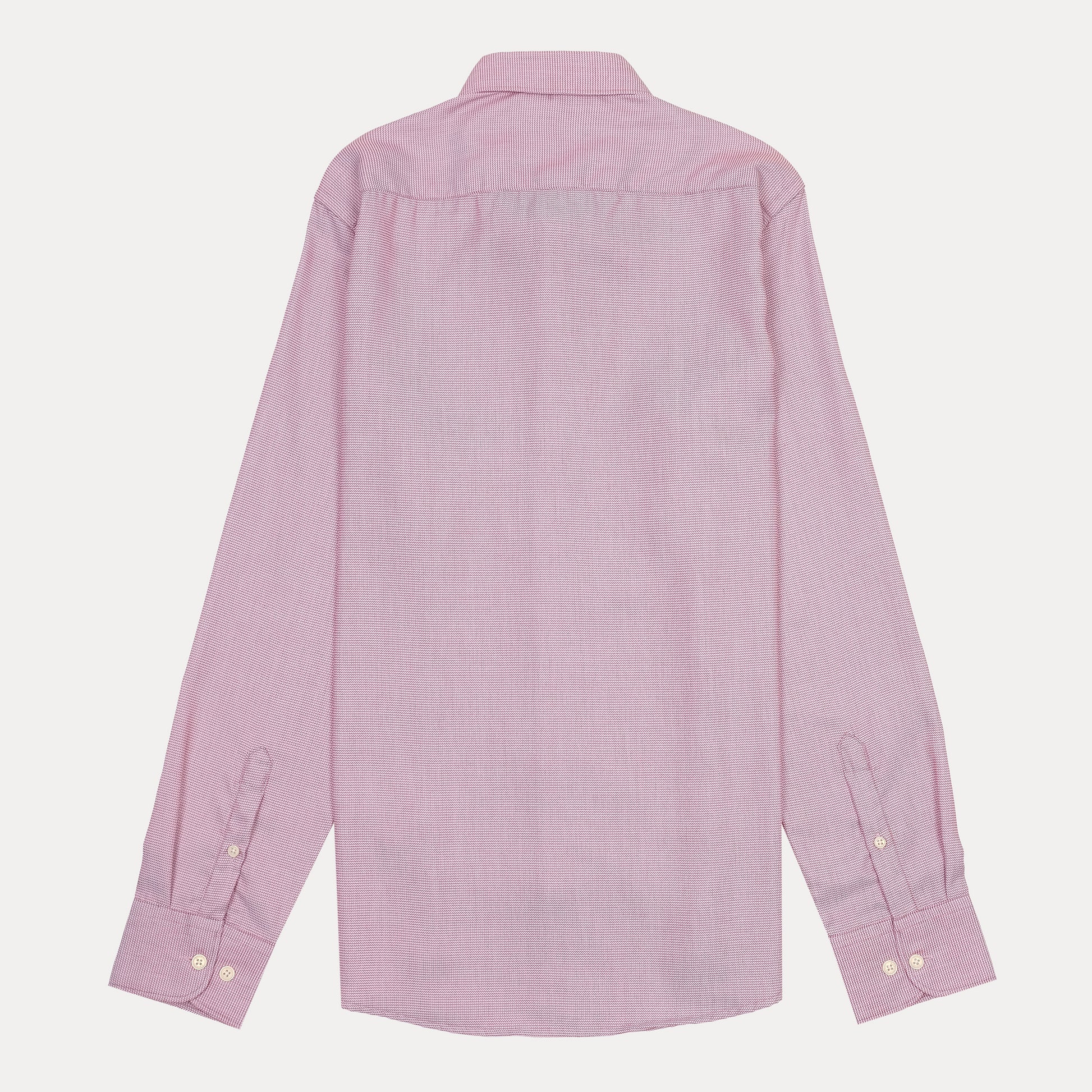 HACKETT Charming Raspberry Textured Slim Fit Shirt