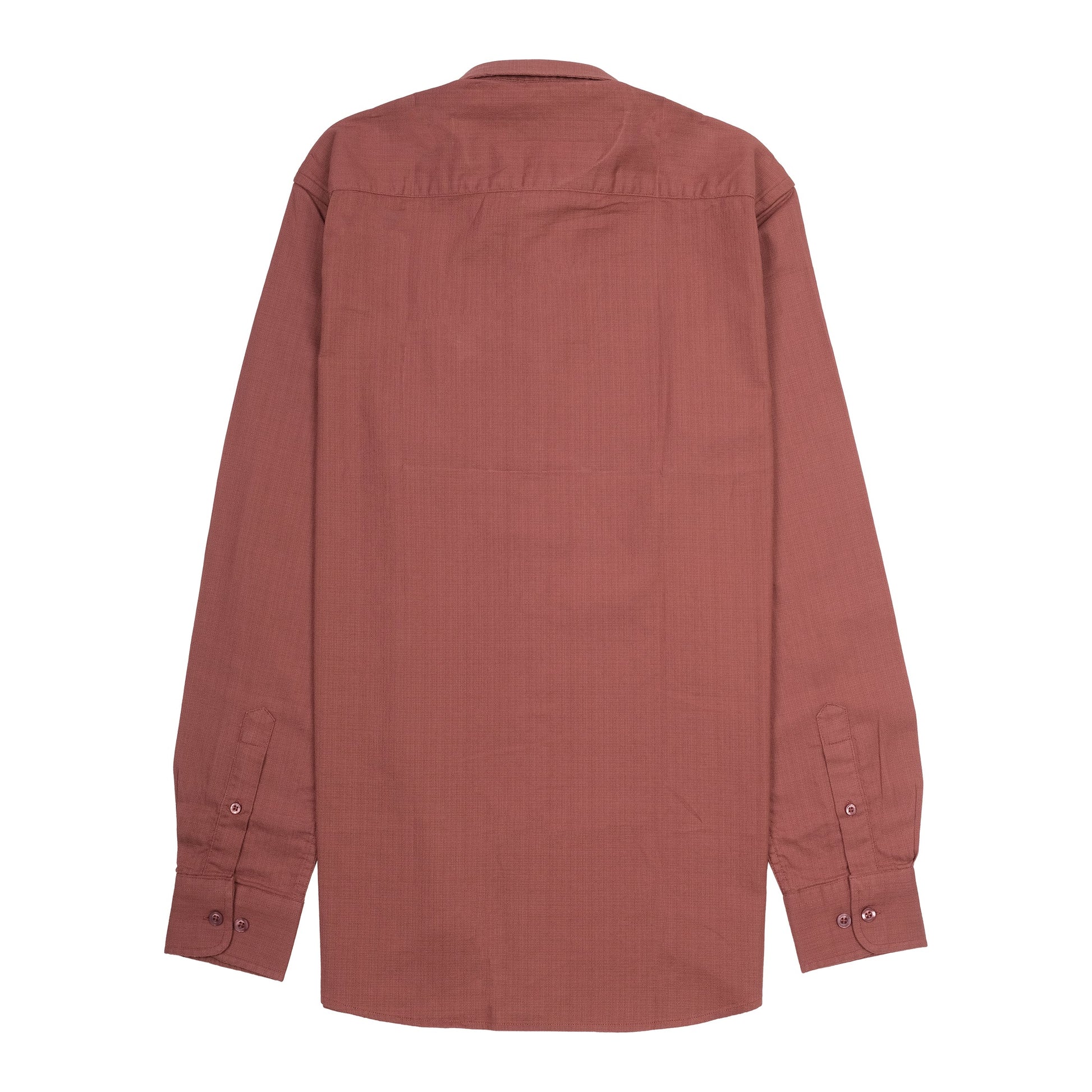 Lacoste Elegant Earthy Long Sleeve Shirt in Rustic Rose
