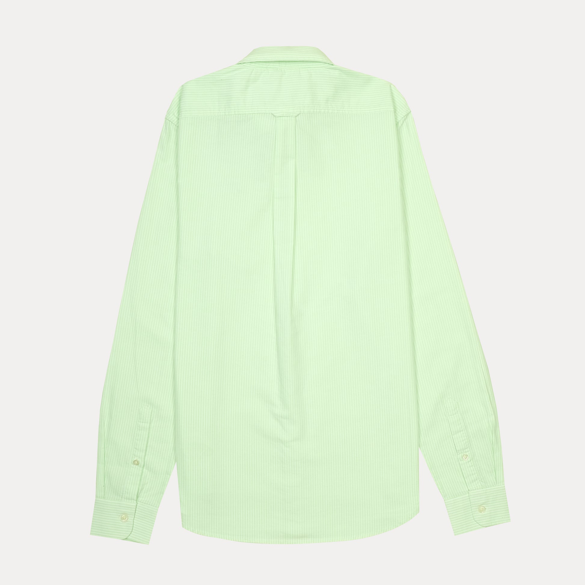 Lacoste Refreshing Lime Striped Pique Shirt