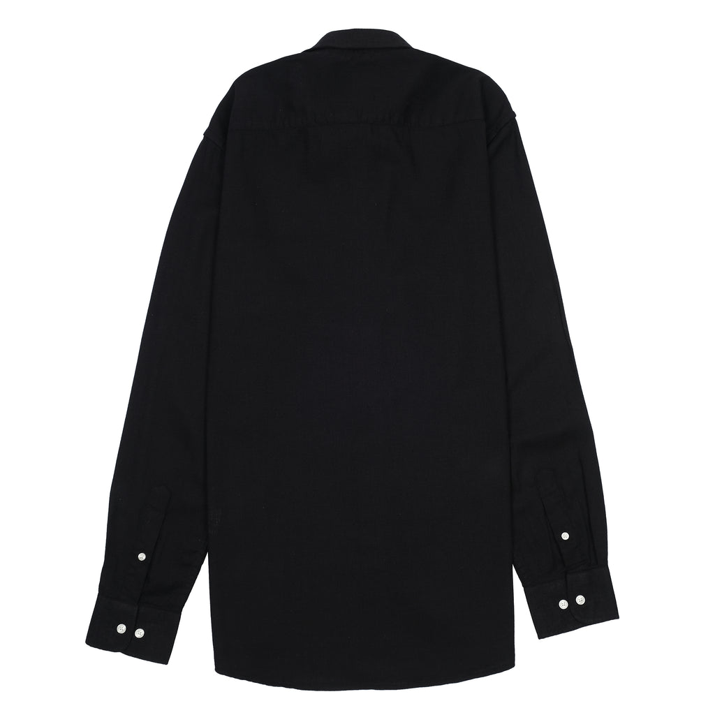 Tommy Hilfiger Classic Charcoal Elegance Button-Up Linen Shirt