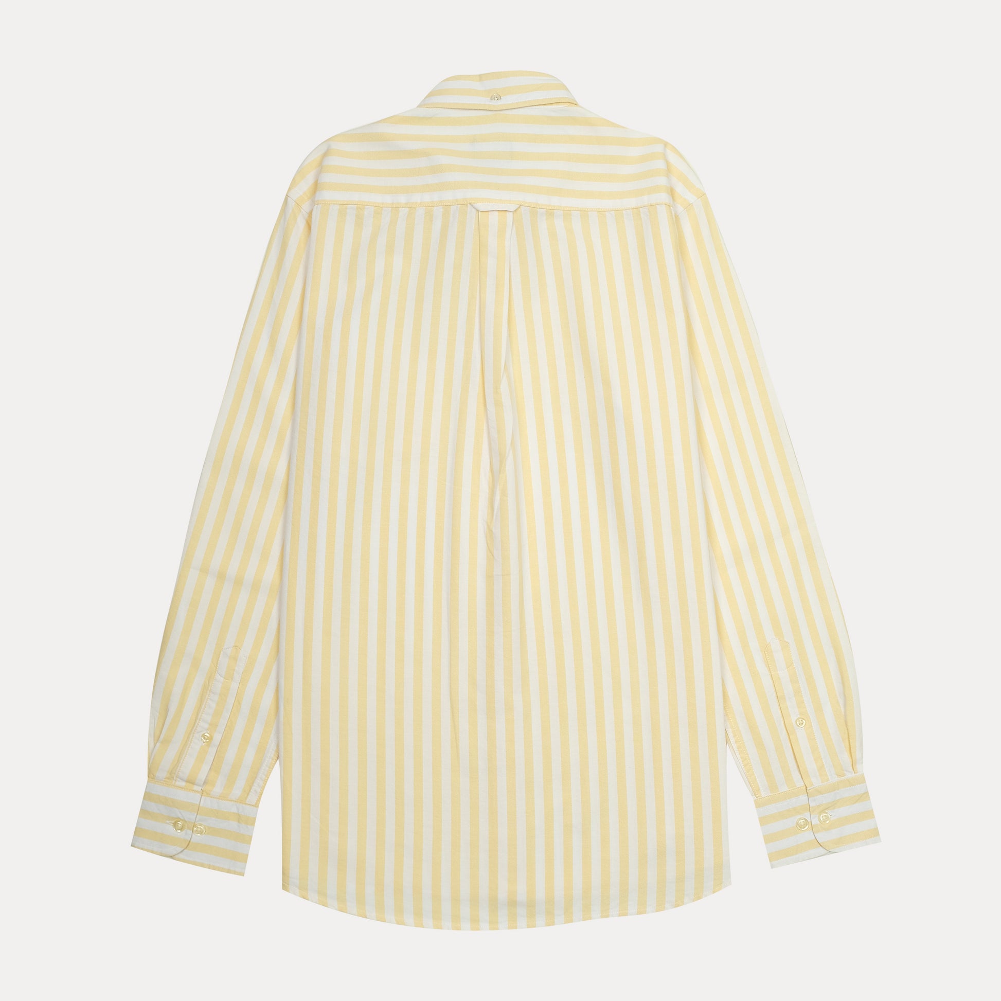 GANT Tech Prep Slim Fit Striped Shirt in Sunlit Yellow