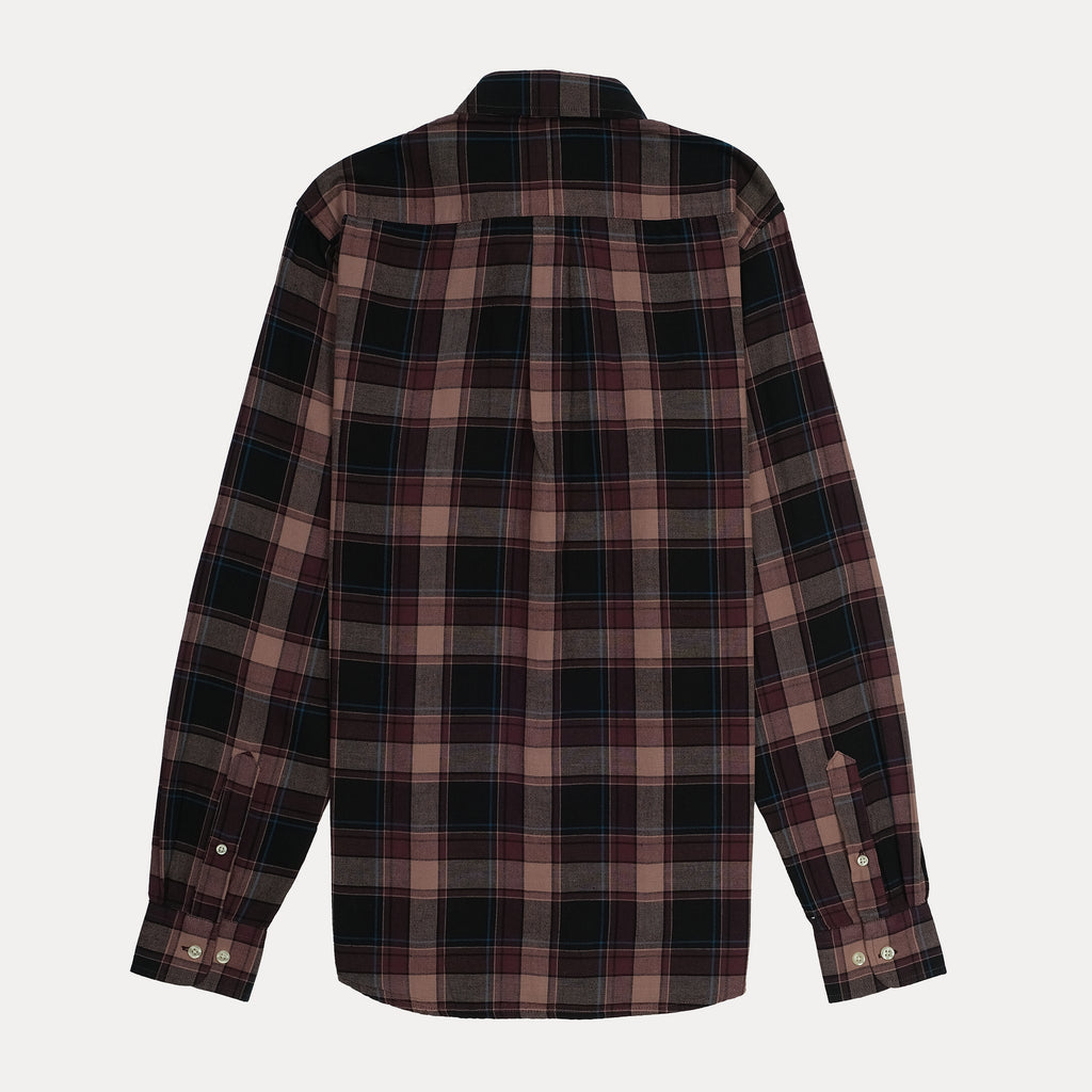 POLO RALPH LAUREN Rustic Plum Tailored Fit Long Sleeve Cotton Shirt