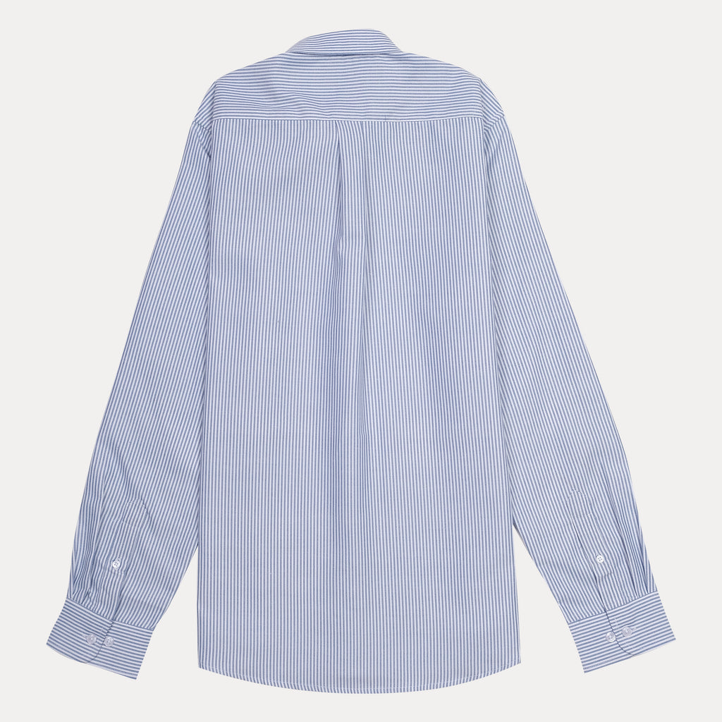 Polo Ralph Lauren Classic Fit Striped Elegance Shirt in Sky Blue