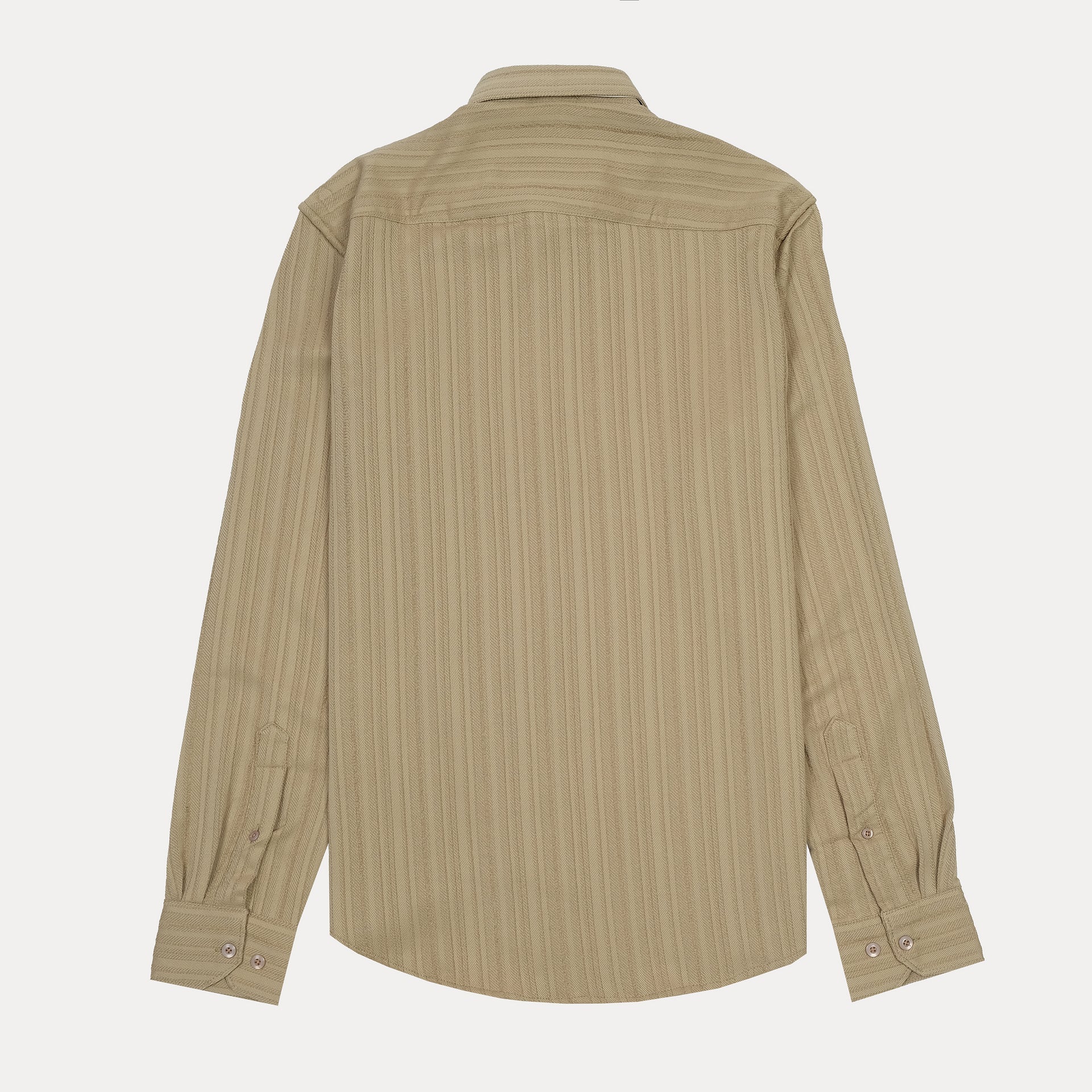 A|X Prismatic Sable Umber Slim Fit Long Sleeve Button-Up Shirt