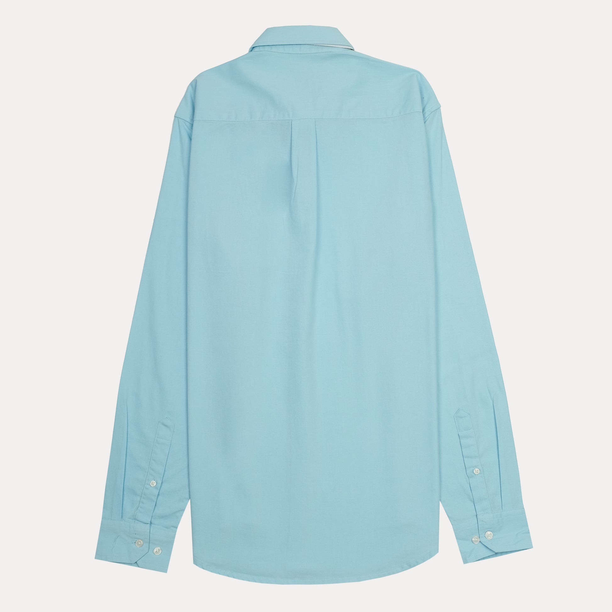 Lacoste Elegant Sky Blue Cotton Button-Up Shirt