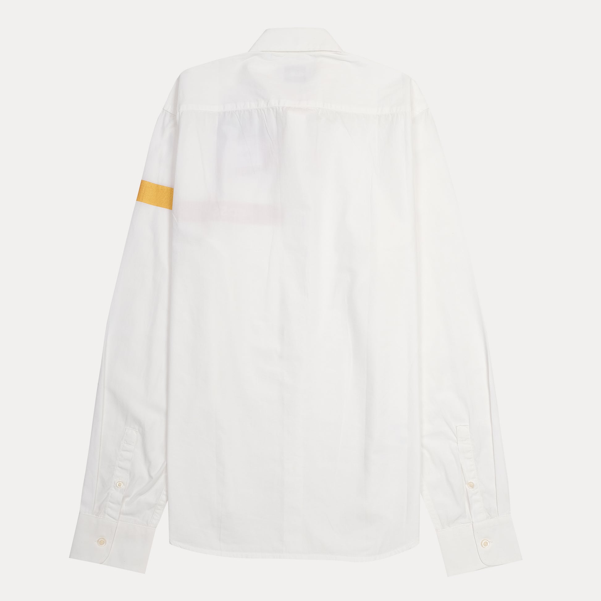 Hugo Slim Fit Elegant Whisper White Shirt with Golden Accent