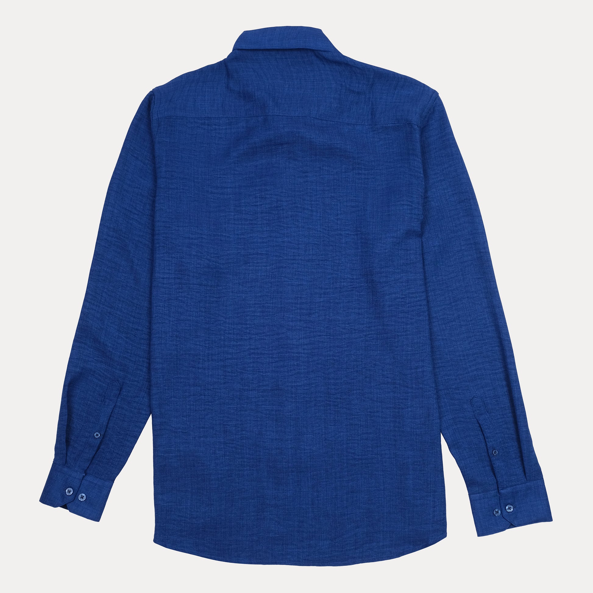 CALVIN KLEIN JEANS Skin Fit Textured Button-Up Shirt in Deep Blue