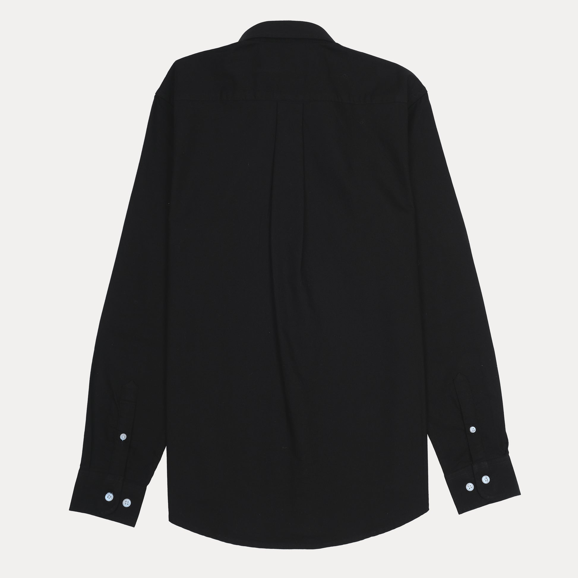HACKETT Elegant Black Midnight Button-Up Shirt