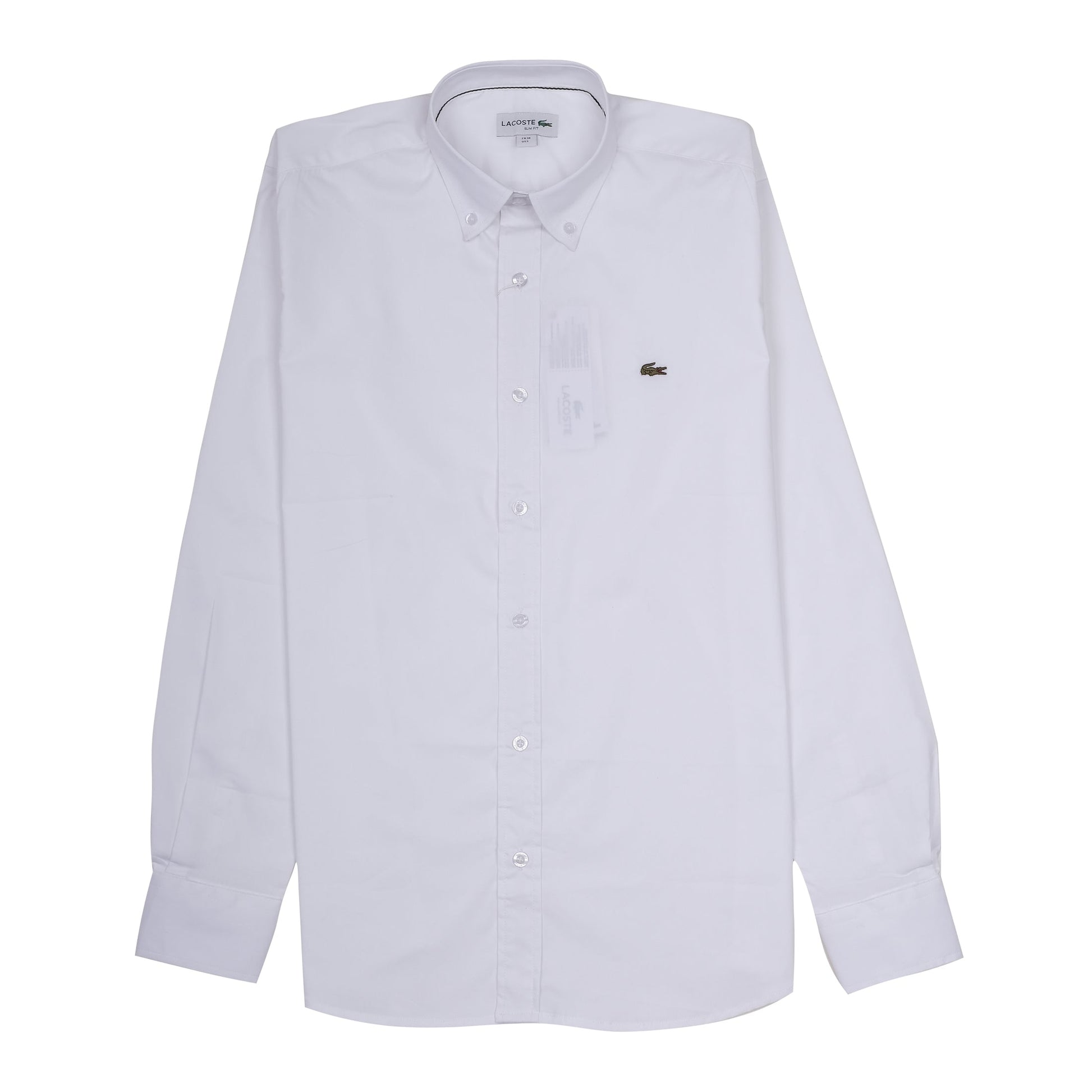 Lacoste Elegant White Slim-Fit Shirt