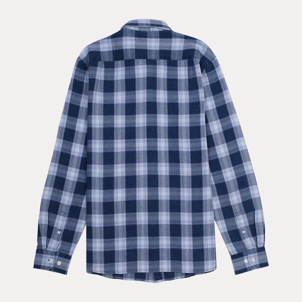 NAUTICA Slim Fit Plaid Button-Up Shirt