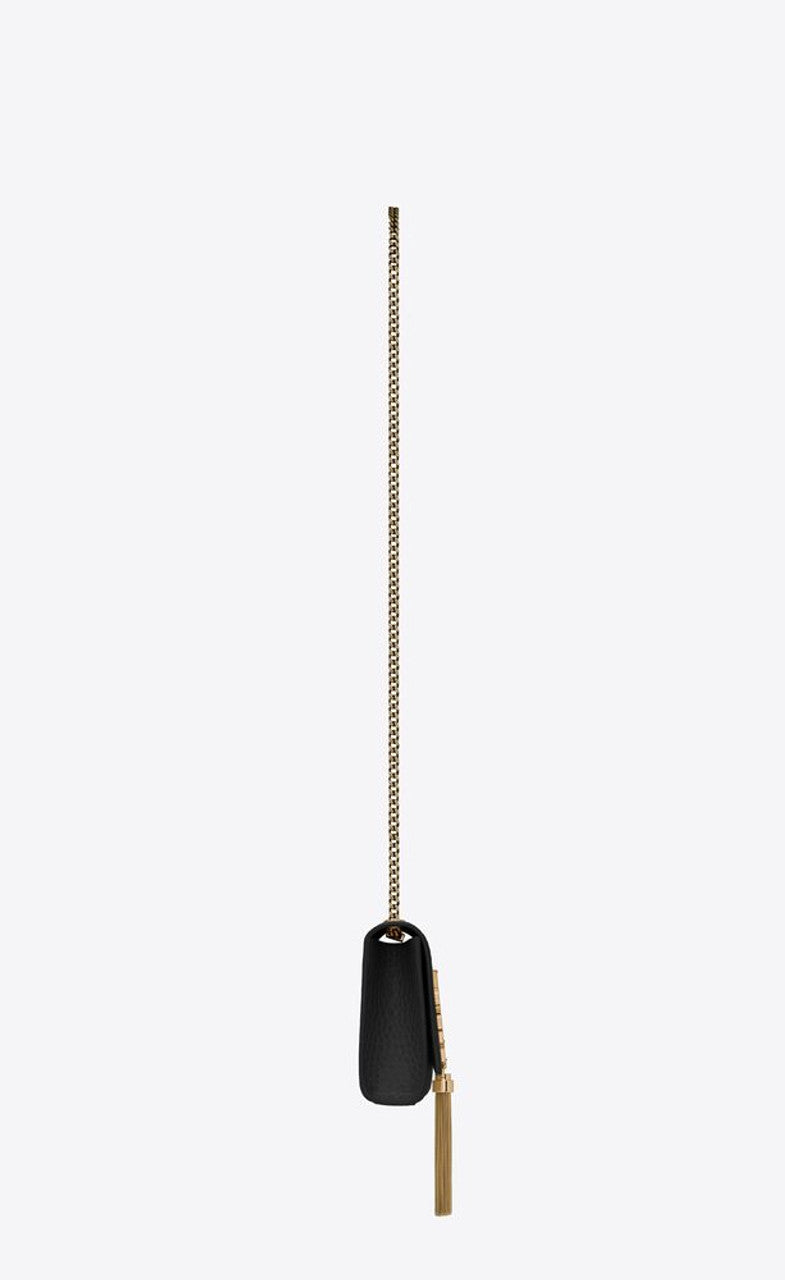 YSL ESSENTIALS Starlit Obsidian Luxe Chain Crossbody Bag