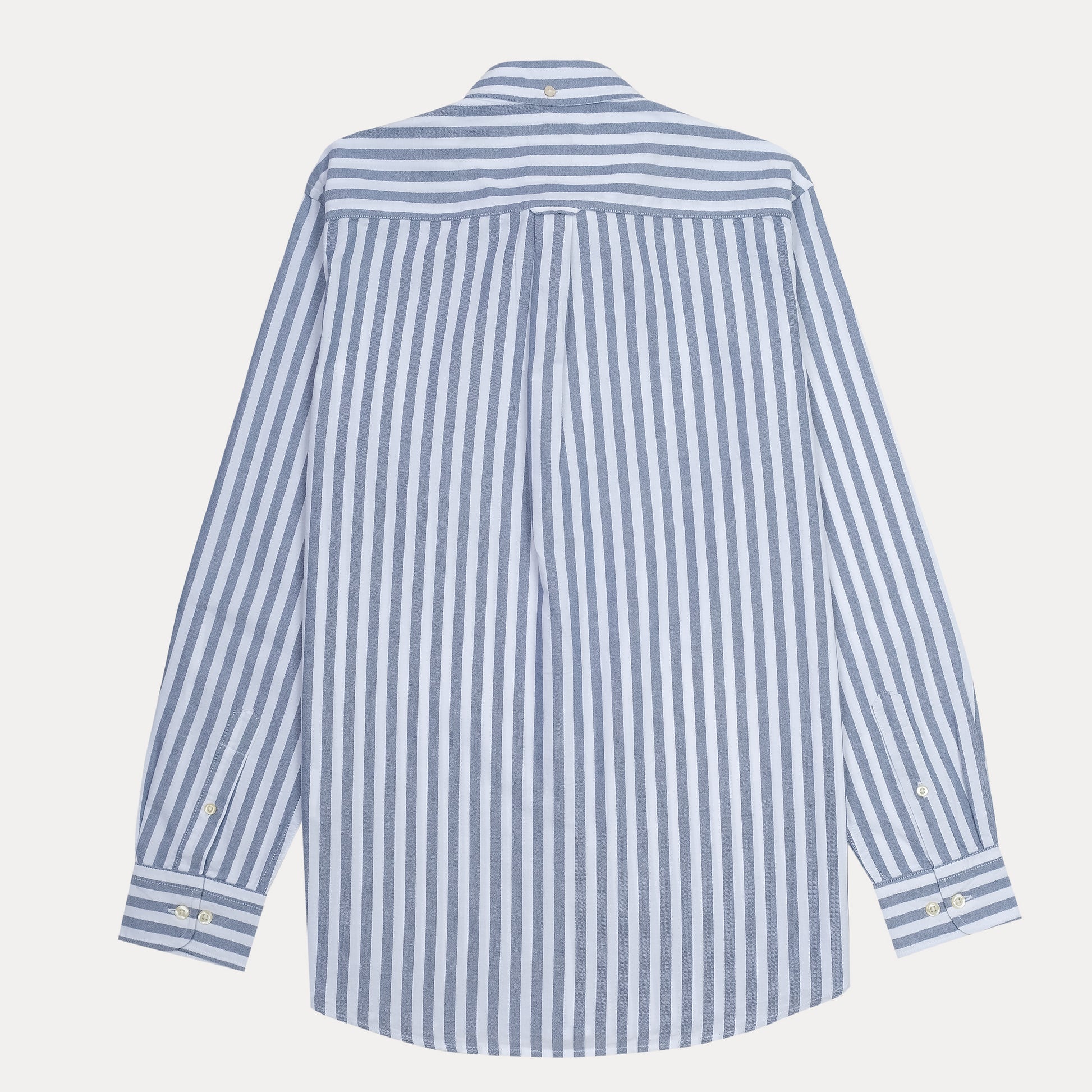 GANT Striped Elegance Tech Prep Shirt in Serene Sky
