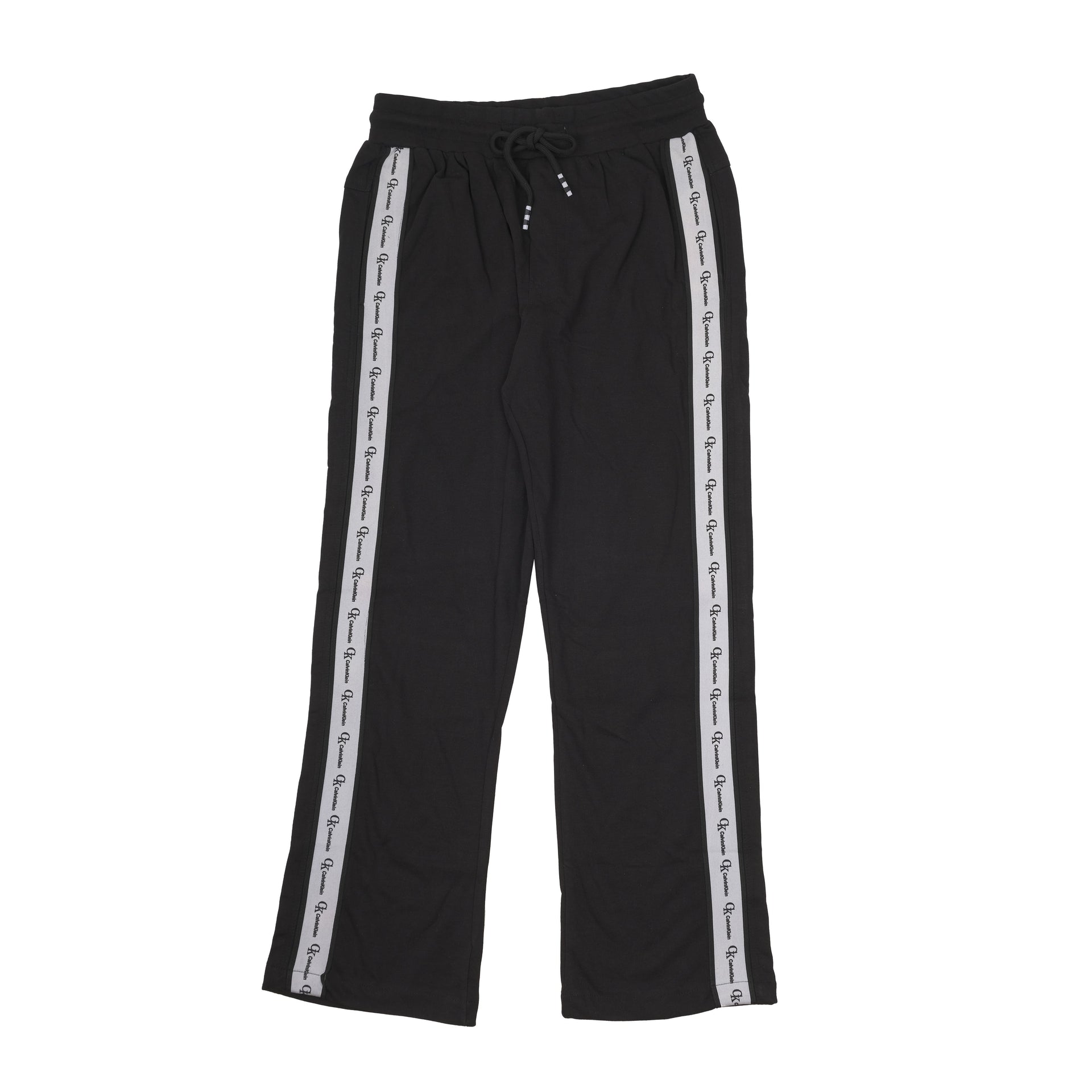 CALVIN KLEIN Onyx Black Luxe Drawstring Track Pants
