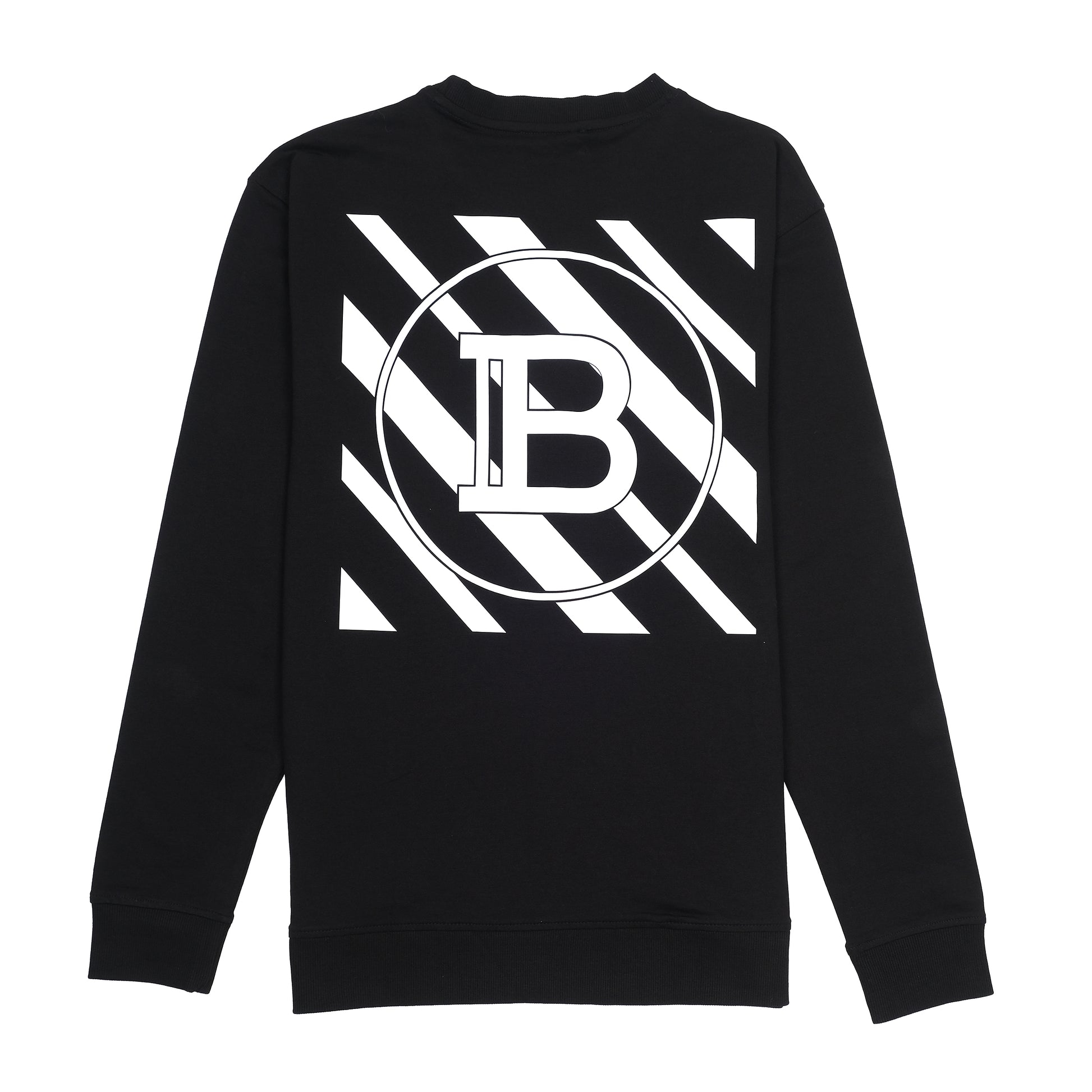 BALMAIN Elegant Emblematic Black Sweatshirt