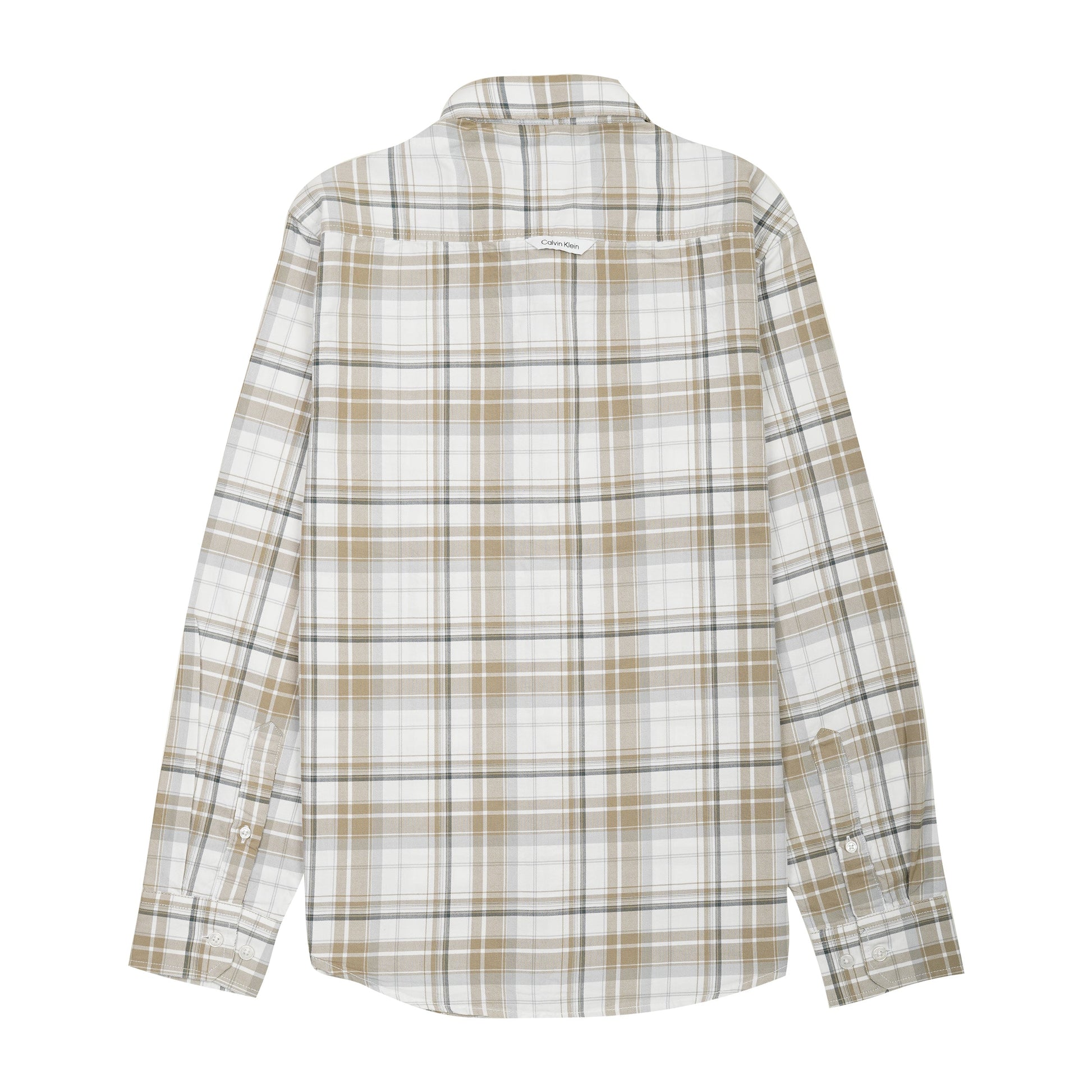 CALVIN KLEIN JEANS Prismatic Sand Tailored Fit Long Sleeve Check Shirt