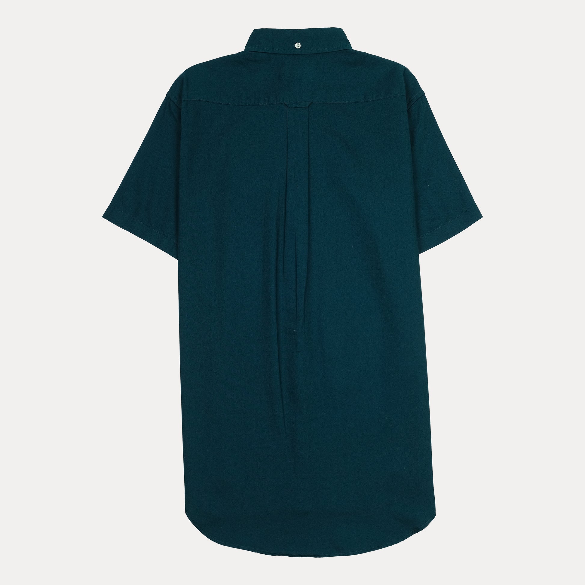 GANT Effortlessly Elegant Short-Sleeve Shirt in Deep Teal