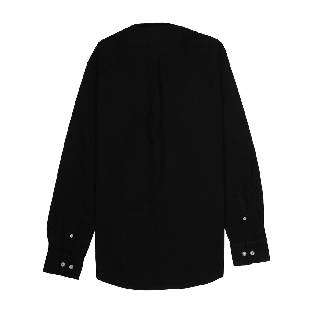 Brooks Brothers Elegant Stretch Oxford Shirt in Midnight Black