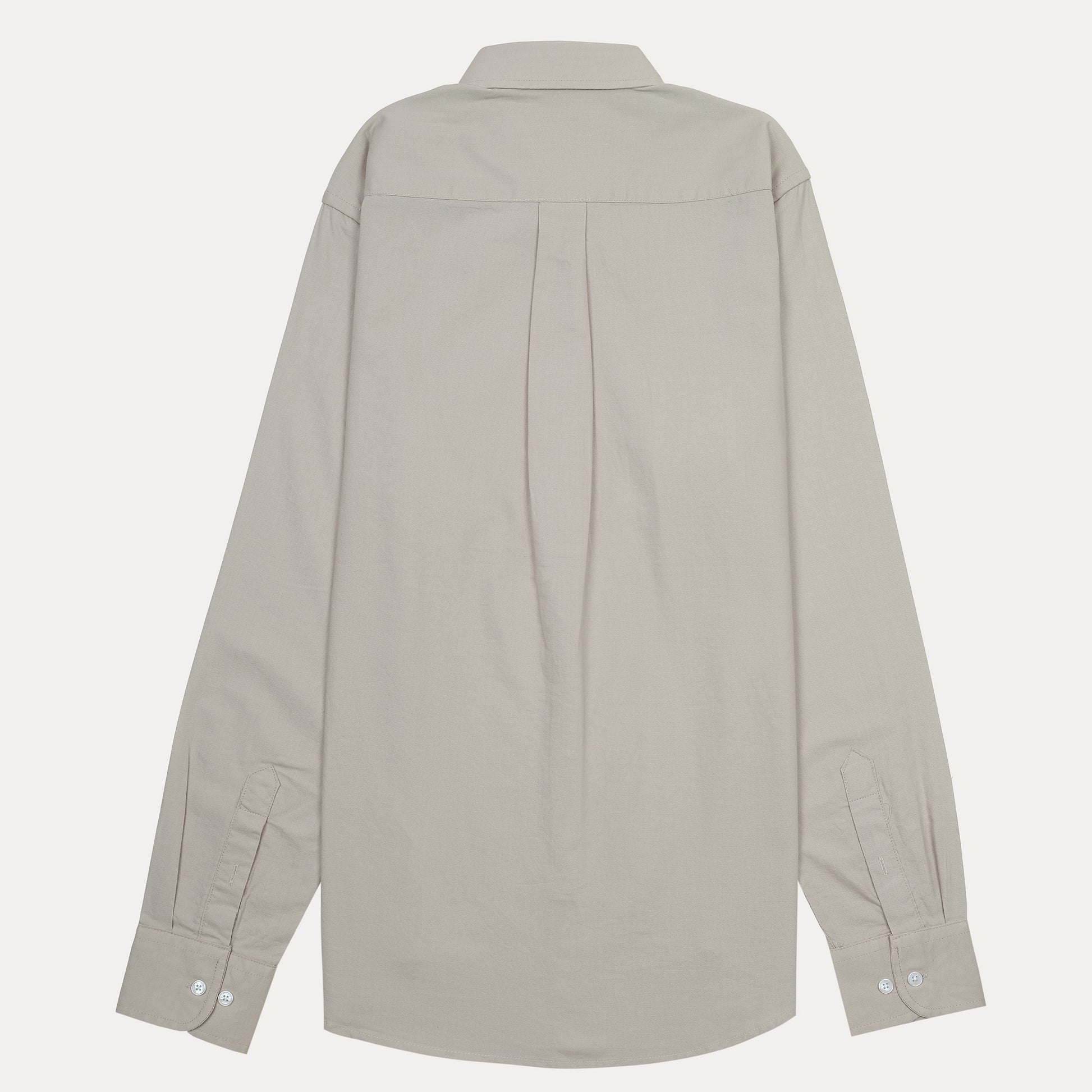 Lacoste Elegant Ecru Cotton Regular Fit Shirt