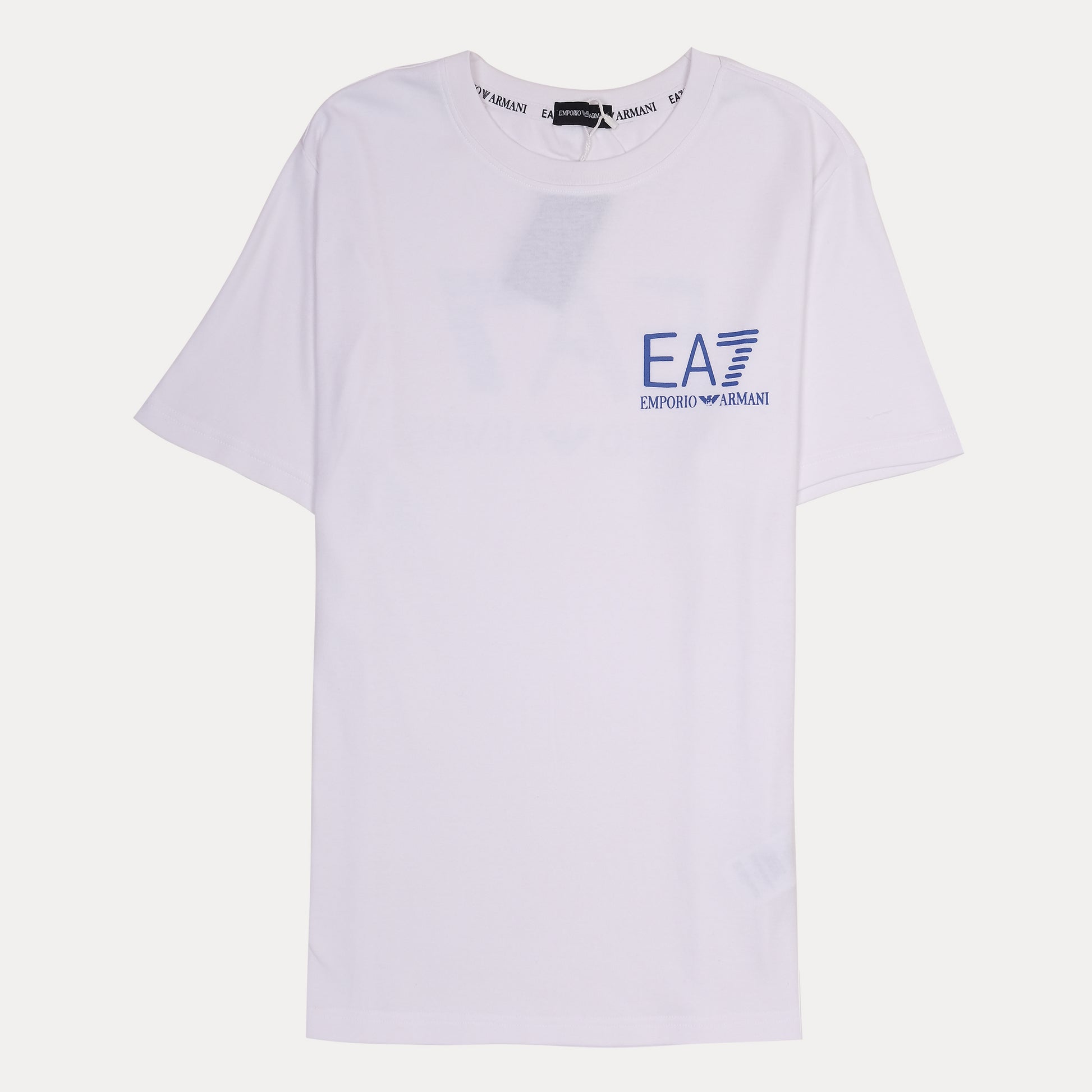 EA7 EMPORIO ARMANI Celestial Ivory Relaxed Fit Short Sleeve T-Shirt
