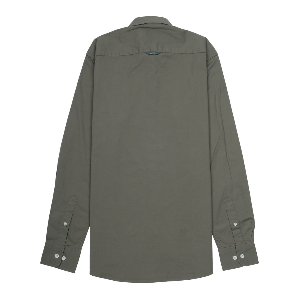 Armani Exchange Effortlessly Chic Long Sleeve Shirt in Urban Sage