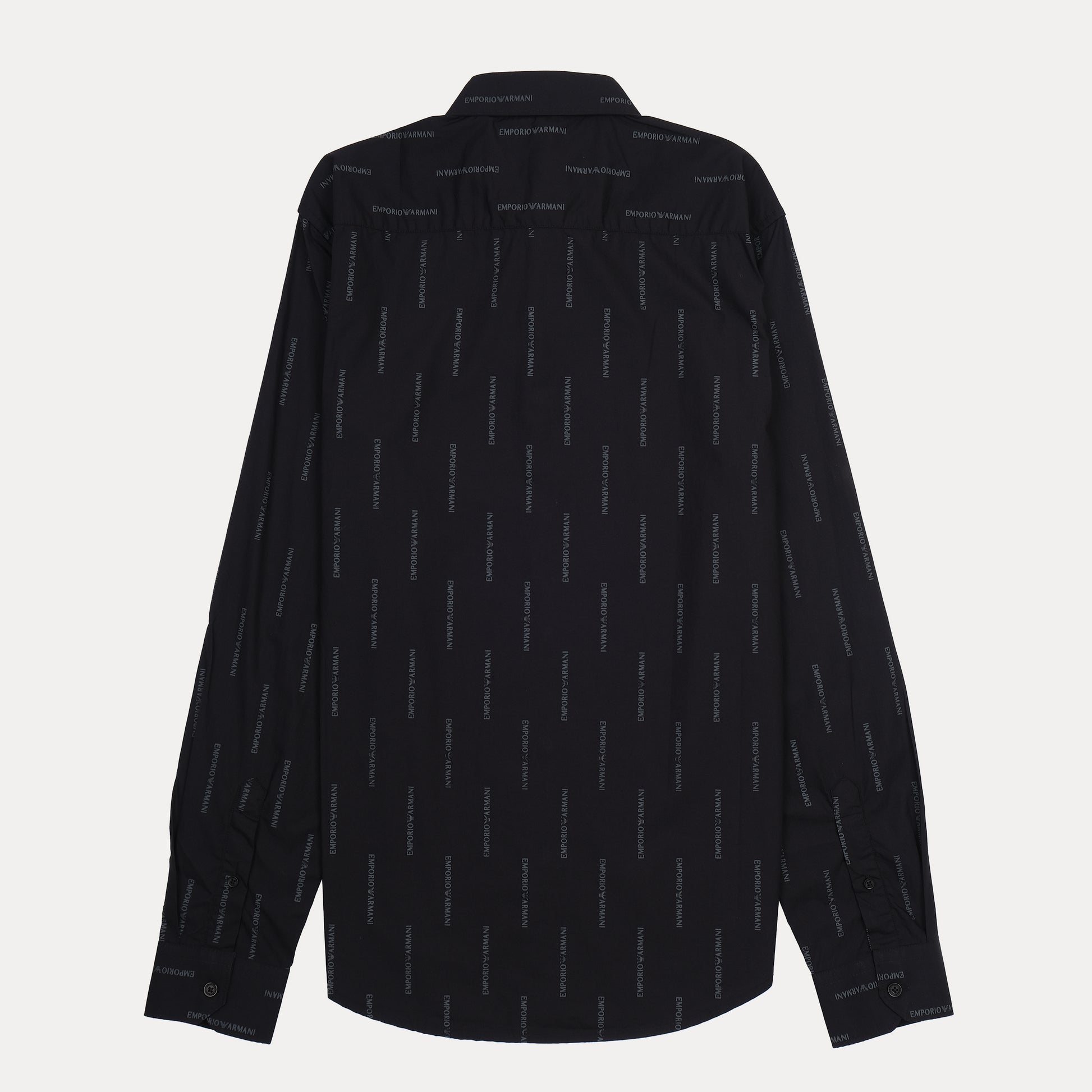 EMPORIO ARMANI Logo Print Long Sleeve Shirt