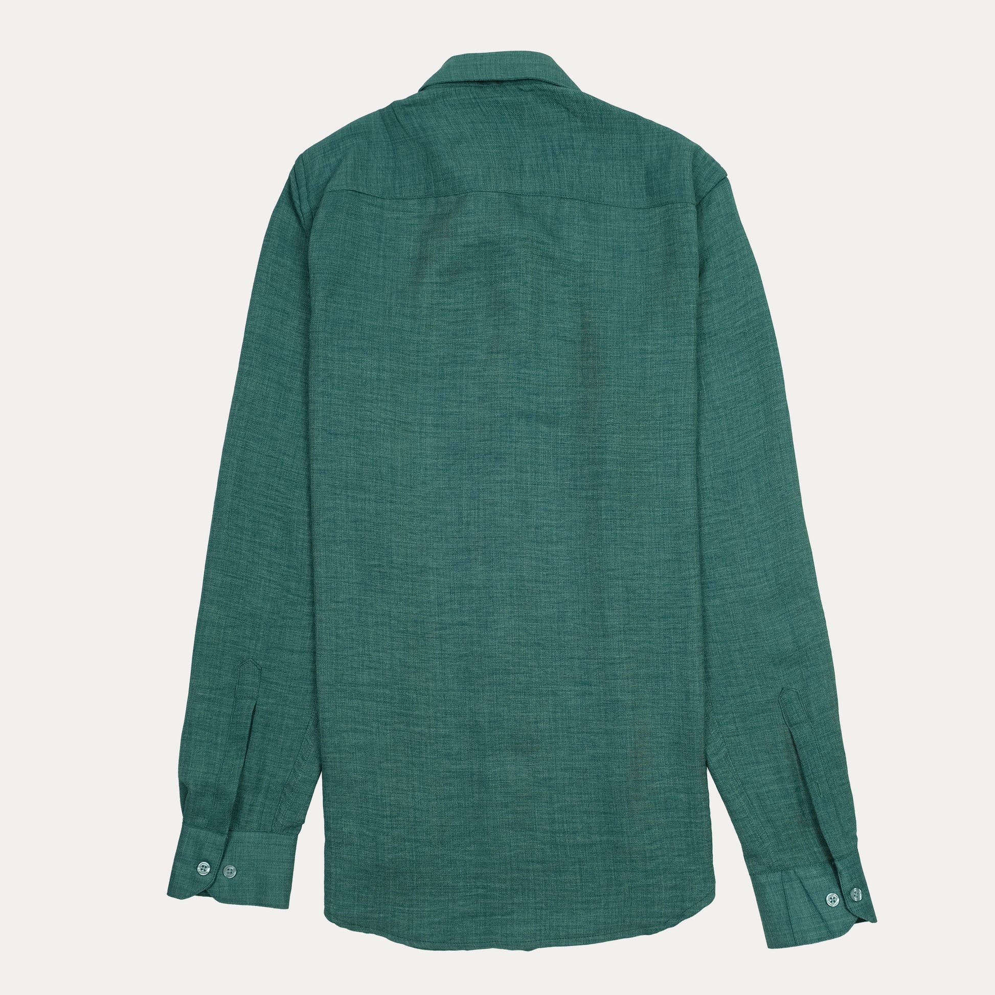 CALVIN KLEIN JEANS Slim Fit Textured Button-Up Shirt in Teal