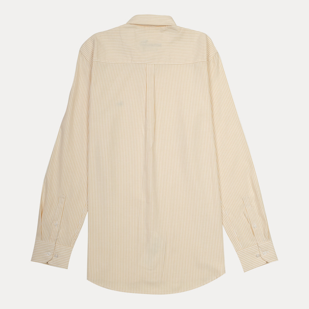 Harmont & Blaine Striped Regular Fit Shirt in Soft Yellow