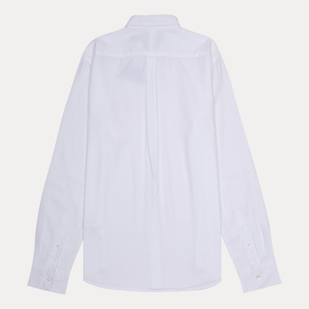 Polo Ralph Lauren Crisp Cotton Button-Up Shirt in Pure Snow