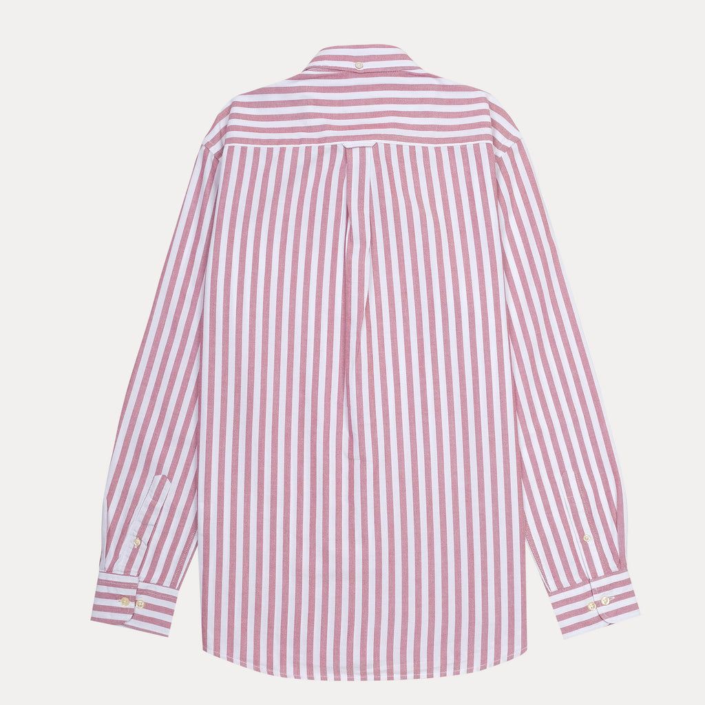 GANT Tech Prep Striped Elegance Shirt in Blush & Cream