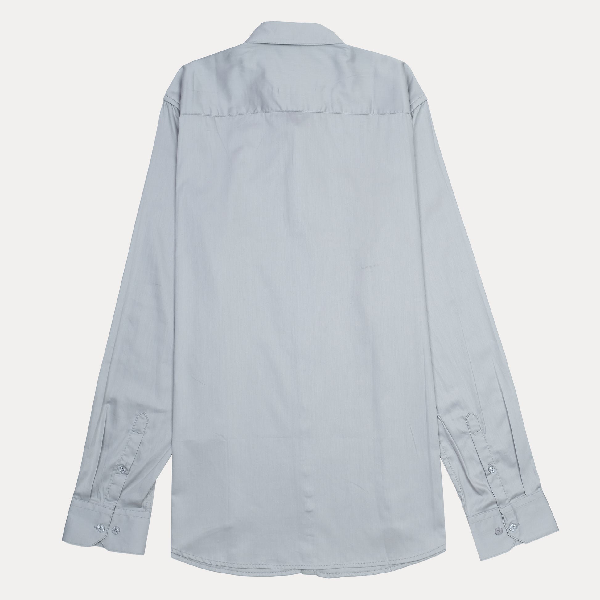 Calvin Klein Jeans Slim Fit Long Sleeve Shirt in Grey
