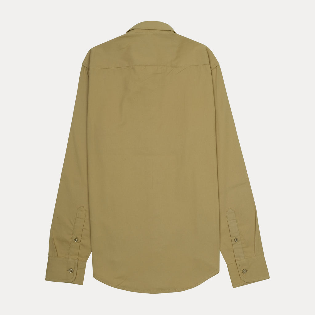DSQUARED2 Urban Safari Chic Button-Up Shirt in Earthy Khaki