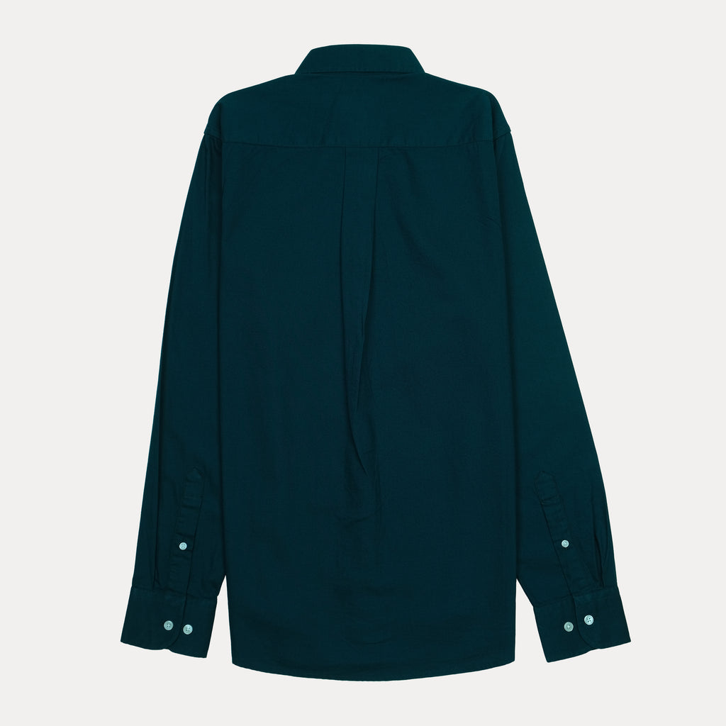 GANT Tech Prep Long Sleeve Button-Down Shirt in Deep Teal
