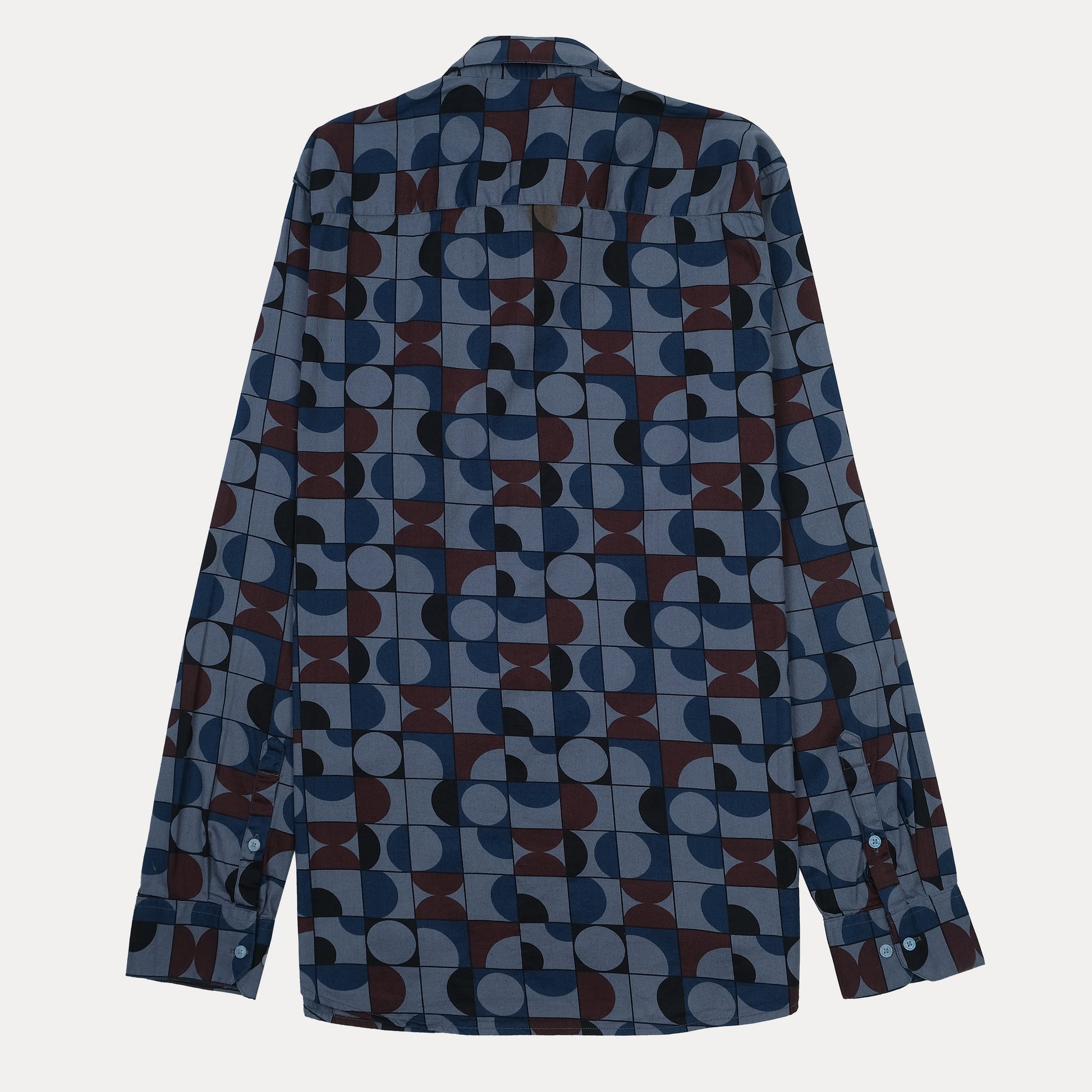 RARE RABBIT Geometric Print Long Sleeve Shirt