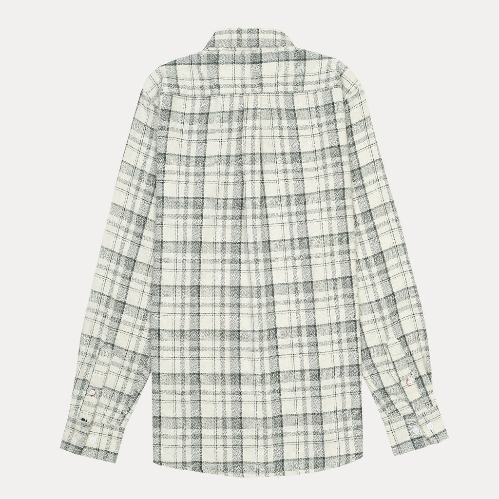 Tommy Hilfiger Organic Cotton Slim Fit Plaid Shirt in Whispering Willow
