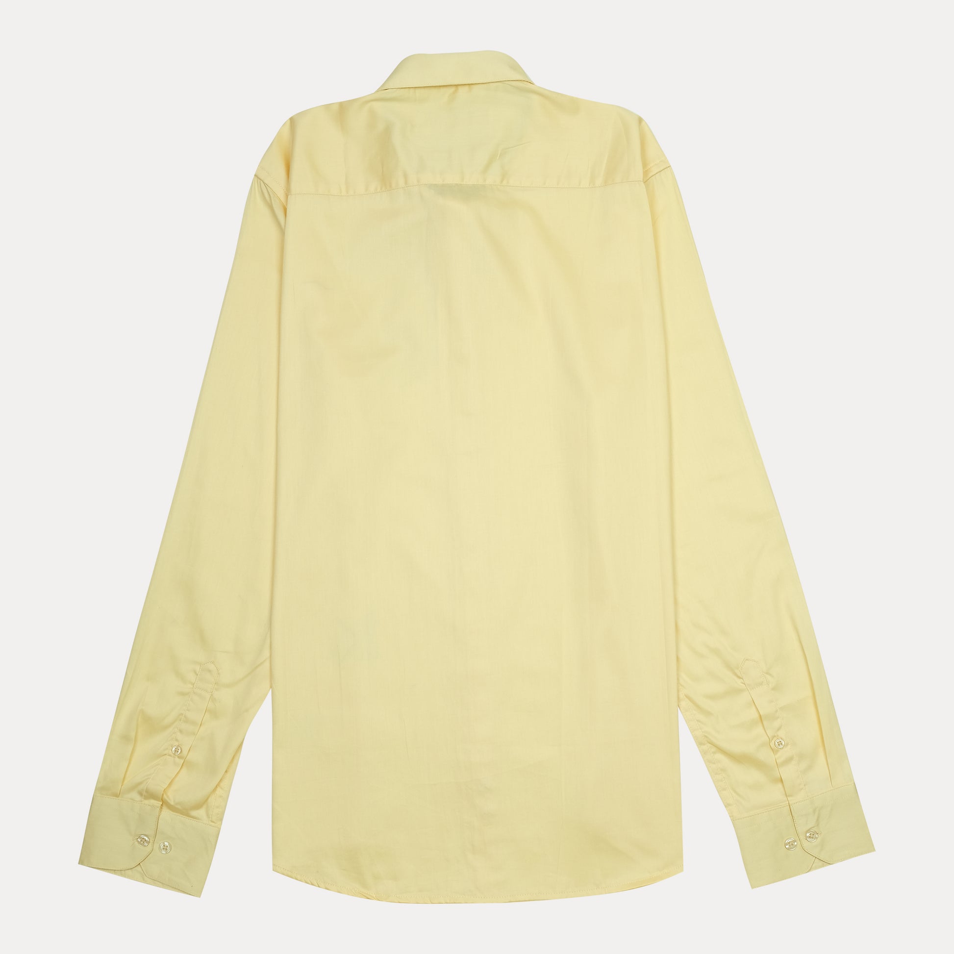 Calvin Klein Jeans Slim Fit Yellow Button-Up Shirt