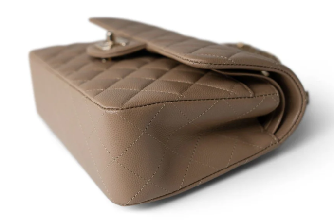 CHANNEL Couture Quilted Leather Crossbody Bag