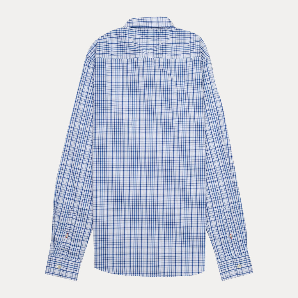 Tommy Hilfiger Classic Fit Blue Check Button-Down Shirt