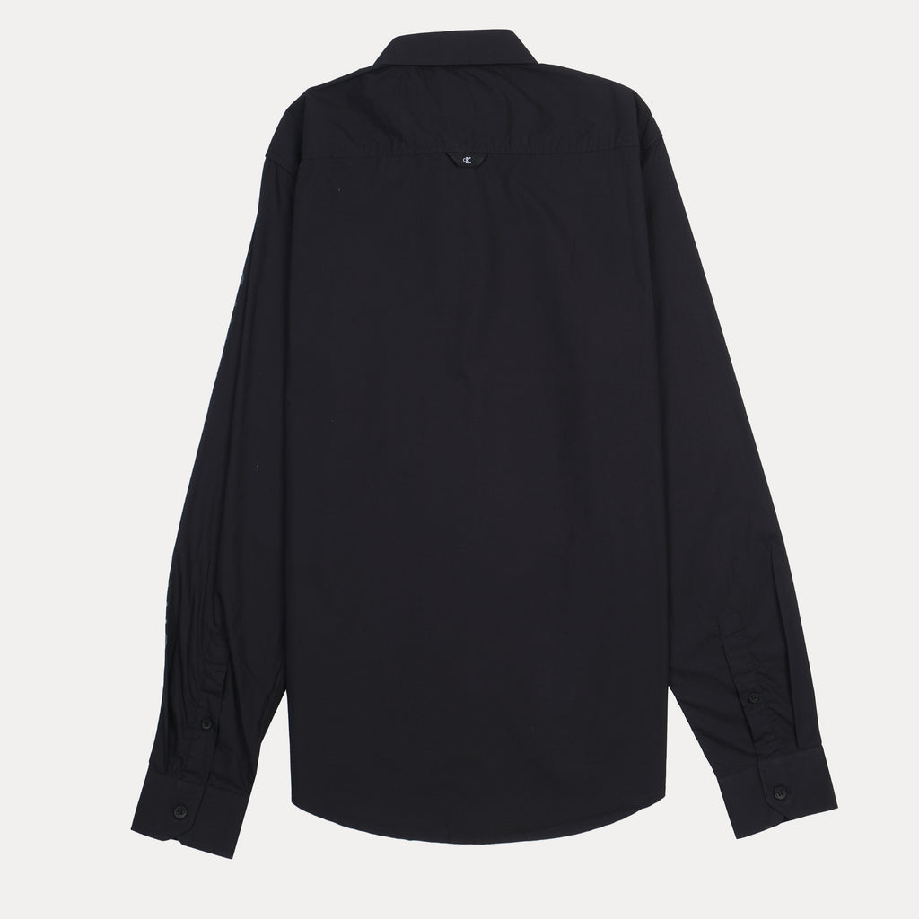 Calvin Klein Effortlessly Chic Black Button-Up Shirt with Starry Graphic