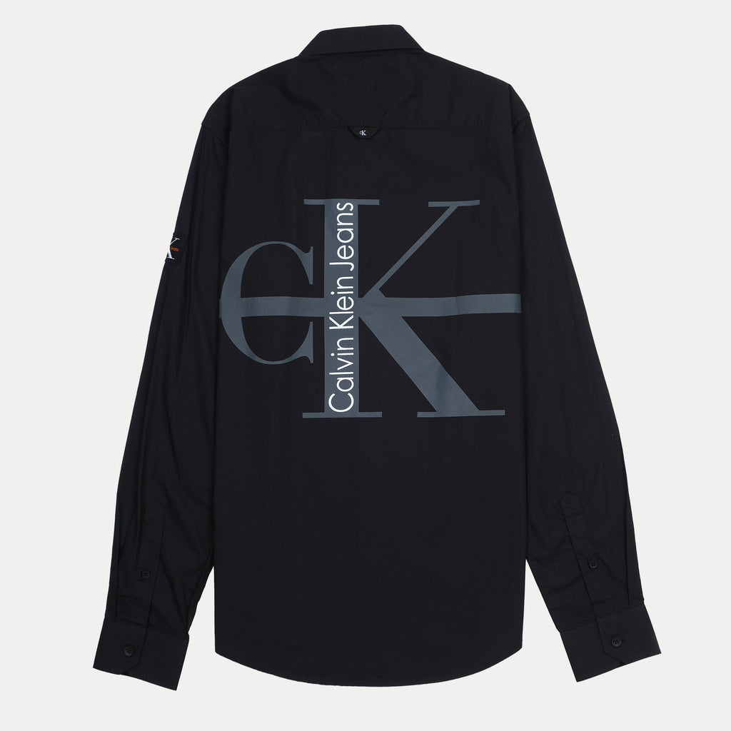 Calvin Klein Effortlessly Chic Black Button-Up Shirt